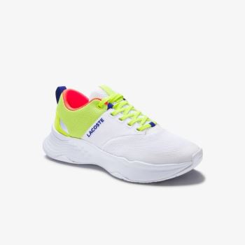 Lacoste Court-Drive Plus Textile Sneakers - Tenisky Dámské Bílé / Světle Zelene | CZ-C8nYXi